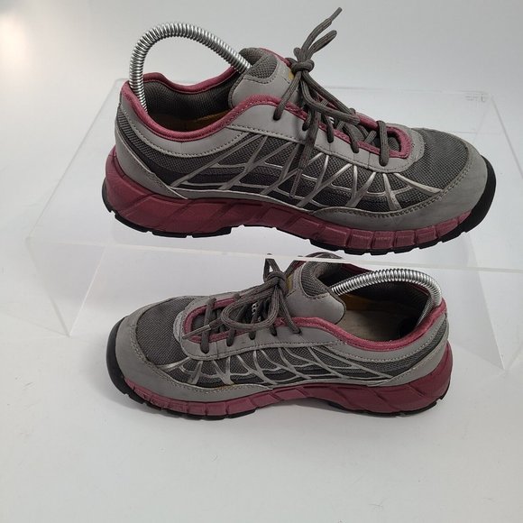 Caterpillar Steel Toe ERGO CAT Women's Work‎ Shoe Size 9.5 Gray Pink - Picture 3 of 12